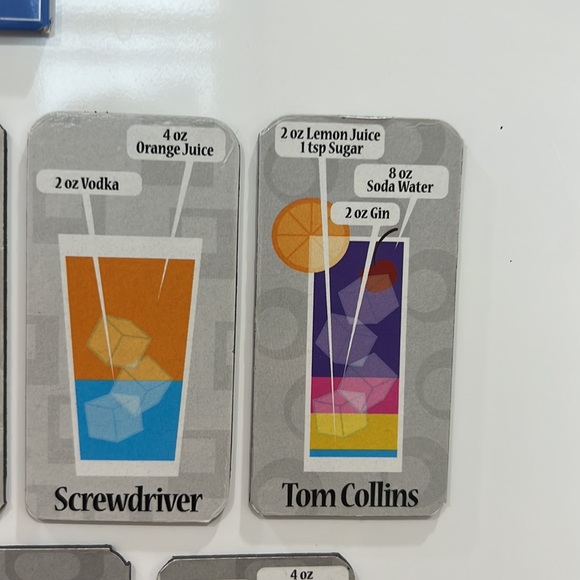 Cocktail recipe magnets - Picture 3 of 6